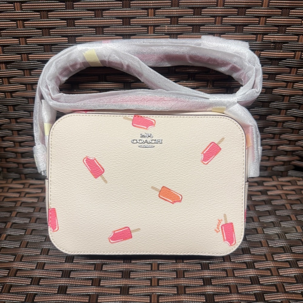 coach Mini Camera Bag With Popsicle Print c4216